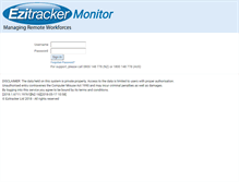Tablet Screenshot of ezitracker.net